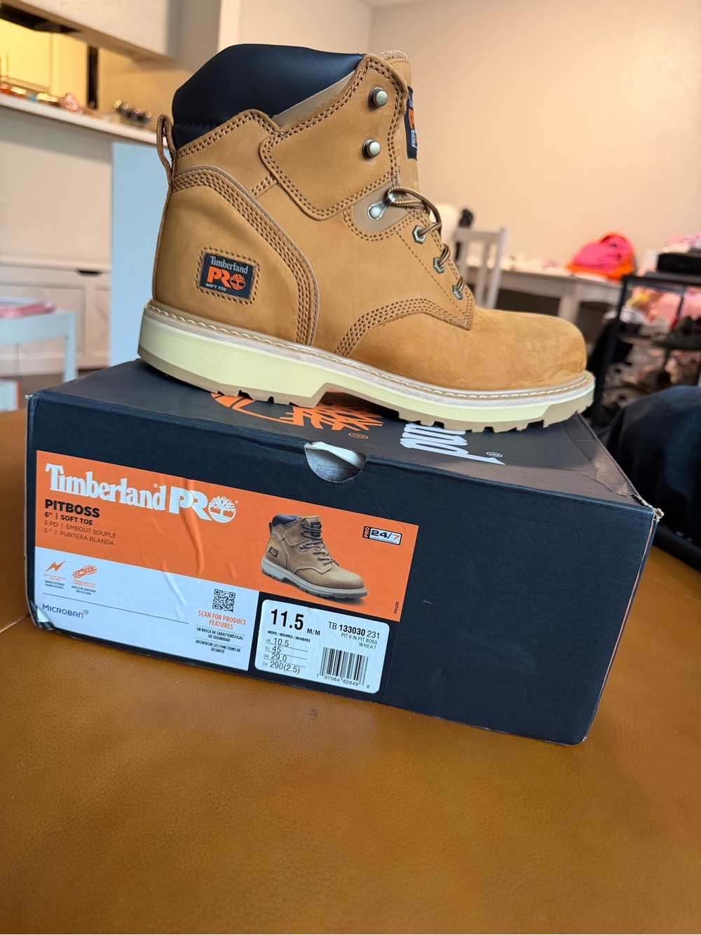 Timberland Tan Work Boot